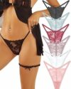 ALL OF ME Confezione da 6 G Perizoma Tanga Donna Pizzo Biancheria Intima Sexy Lingerie Donna Pizzo Multipack S-XL – B0CMZQ5HKH