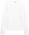 Marks & Spencer Donna a Coste Top Ricco di Cotone – vestibilità Slim – con Stretch – B0FW6YPGSZ