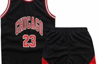 Completo da Basket Bambino 2 Pezzi – Maglietta e Pantaloncini per Bambini 3-15 Anni – B08ZHMJQMN