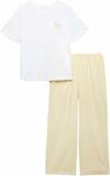 Marks & Spencer Donna Pantaloni Pigiama in Puro Cotone Tessuto – Vita Elasticizzata – Finitura Spazzolata – B0GRJRK3NV