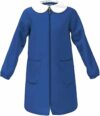 Siggi Group Grembiule Scuola Bambina Premium, Zip o Bottoni, Colletto Staccabile | Divisa scolastica Asilo Elementare | Bianco, Bluette (4016), Quadretti rosa – B0B1QH59Y9