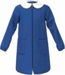 Siggi Group Grembiule Scuola Bambina Premium, Zip o Bottoni, Colletto Staccabile | Divisa scolastica Asilo Elementare | Bianco, Bluette (4016), Quadretti rosa – B0B1QH59Y9