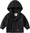 Gajaous Giacchino con cappuccio e cerniera per bebè e bambini, antivento leggero, giacca casual per esterni – B0F9WP8NHW