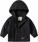 Gajaous Giacchino con cappuccio e cerniera per bebè e bambini, antivento leggero, giacca casual per esterni – B0F9WP8NHW
