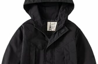 Gajaous Giacchino con cappuccio e cerniera per bebè e bambini, antivento leggero, giacca casual per esterni – B0F9WP8NHW