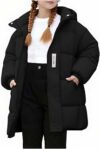 Giacca per Bambina con Cappuccio Cappotto Addensato Giacche – B0HFH6G8SS