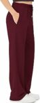 ROSS CAMP Pantaloni da jogging da donna in cotone, pantaloni lunghi da allenamento, comodi da jogging, con gamba larga, con elastico in vita – B0DHLBBW61