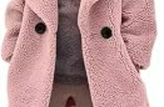 Giacca Bambina Ragazza Mantello del Cappotto di Inverno Giubbotto della Pelliccia della Neonata Giacca Vestiti Caldi Spessi Abbigliamento 1-6 Anni – B0CHW6Z5CY