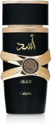 Lattafa Profumo di lusso importato Asad Premium Rinfrescante Oud e Musk Fragrances Eau De Parfum 100 ml unisex (confezione da 1) – B09Y642849
