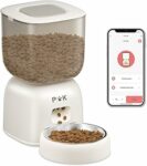 PUPPY KITTY Distributore Automatico Cibo Gatti, 2.4G WiFi Dispenser Cibo Gatti Collegare APP con 10S Registrazion, Ciotola in Acciaio Inossidabile 304, 1-10 Pasti al Giorno, 3L – B0D2L2C679