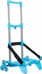 SJ GANG STYLE JAM GANG Be Box3 Ruote, Carrello Trolley Portazaino, Azzurro, Blocca Zaino, Pieghevole, Per bambini e bambine, Scuola e tempo libero – B089DDJXWX