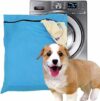 Borsa per biancheria di animali domestici, con filtro blu per il pelo degli animali domestici, per lavatrice, con cerniera YKK, per asciugamani e cucce degli animali – B082SN8N6P