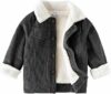 Volunboy Bambino Ragazzi Giacca in Pile Foderata, L’Autunno Inverno Sherpa Bambini Felpato Cappotto Giubbotto – B0BLVNS21G