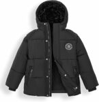 maoo garden Giubbotto Inverno Bambino Piumino Imbottito Pesante Con Rivestimento In Pile Per Ragazzi 8-14 Anni – B0F6MK3F91
