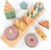 Sweety Fox – Giochi Montessori 2 Anni – Giocattoli da Impilare e Ordinare – B0C1CMQNMY