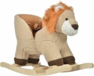 HOMCOM Dondolo Giocattolo a Forma di Leone per Bambini 18-36 Mesi – B08F4RKVKS