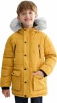 maoo garden Pesante Piumino Cappotto Bambino e Ragazzo Inverno Foderata in Pile Pelliccia Imbottita Resistente all’acqua Giacca – B0CBS6L394
