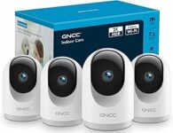 GNCC 2K Telecamera Wi-Fi Interno 2.4/5GHz Visione Notturna(Confezione da 4) – B0FM3TNV76