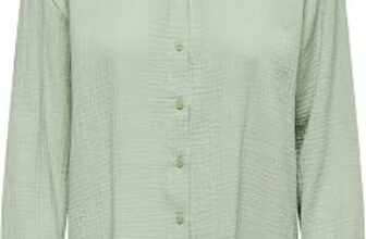 ONLY Jdytheis L/S Loose Shirt Wvn Noos Camicia, Desert Sage, L Donna – B0BS4B5H6F