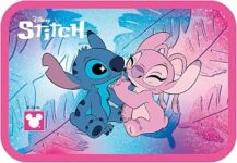 Seven Portamerenda Lilo & Stitch Asilo e Scuola, Rosa e Azzurro, 0,85 litri, Asilo e Scuola Elementare, Bambina – B0F9B1R8ZR