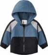 Volunboy Giacca Bambini con Fodera in Pile, Leggera Giaccone Antivento con Cappuccio e Tasche a Cerniera (2-8 Anni) – B0G4GR1RC4