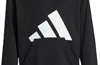 adidas Kids Felpa con Cappuccio Essentials Junior – B0D1976JBB