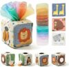 Scatola Fazzoletti Montessori per Bambini 1 Anno,Giocattolo Sensoriale per Neonati 6-12 Mesi,Giochi Montessori 6-9 Mesi con Specchio,Regalo per Neonato Maschio e Femmina – B0F53BSCQ8