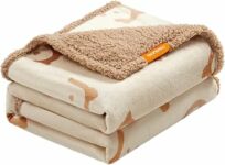 FEANDREA Coperta Impermeabile per Cani, Coperta Animali Domestici in Sherpa per Cani di Grande Taglia, Gatti, 203 x 152 cm, XXL, Coprisedile Reversibile Lavabile in Lavatrice, Beige PPB080K01 – B0CH86DZ9H