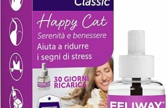 Feliway Classic Ricarica Diffusore di Feromoni Calmanti per Gatti, 1 x 48ML – B0161826TW