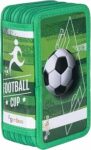 Astuccio per la scuola con accessori/astuccio di grande capacità, con 3 scomparti, astuccio portapenne, motivo calcio, per bambini, ragazzi e ragazze – B0FCYGWRMJ