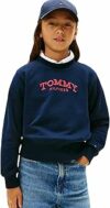 Tommy Hilfiger High Rib Hem Crew Neck Kg0kg08989 Felpa Pullover Bambine e Ragazze – B0F6P9BL3M