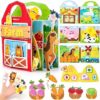 hahaland Libro Montessori Interattivo 1 Anno, Busy Board Libri per Bambini – B0DFLXCQWB