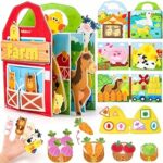 hahaland Libro Montessori Interattivo 1 Anno, Busy Board Libri per Bambini – B0DFLXCQWB