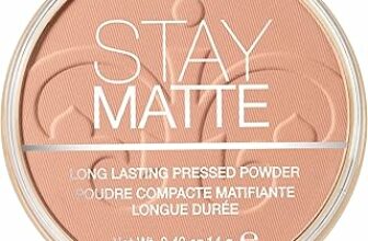 Rimmel London Cipria Compatta Stay Matte – Polvere Opacizzante a Lunga Tenuta per Pelli Grasse e Miste – Cashmere – 14 g – B00DMGDMXG