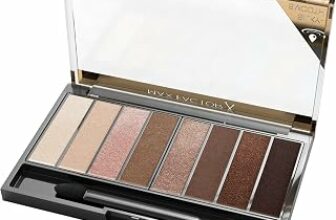 Max Factor Masterpiece Nude Palette, 8 Ombretti dal Colore Intenso, Formula Cremosa Sfumabile, 3 Finish, Tonalità Cappuccino Nudes – B0979NC4D6