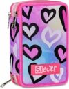 SJ GANG STYLE JAM GANG Astuccio Scuola 3 Zip, Rosa, Portapenne Triplo Scomparto Completo Di Penne, Matite, Colori, Accessori Zaino, Scuole Elementari, Bambina – B0DZHJ1VWT