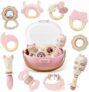 Sonaglio Neonato 0-3 Mesi, Giochi Neonato 0-3 3-6 6-9 Mesi Giochi Montessori Giochi per Bambini Giochi Sensoriali per Neonati Regalo Neonata Maschio Femmina – B0GTSQMW62