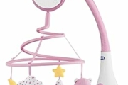 Chicco Next2Dreams Giostrina Neonato 3in1 con Carillon Elettronico per Culla e Lettino, Compatibile con Culla Chicco Next2Me, con Effetti Sonori, Proiettore di Luce Soffusa, Musica – 0+ Mesi, Rosa – B079TQW58K