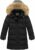 amropi Bambini Ragazzi Inverno Piumino Imbottito Lungo Cappotto con Pelliccia Cappuccio per 2-12 Anni – B0814TYSSS