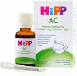 HiPP- HiPP AC, Integratore Alimentare, Eliminazione dei Gas Intestinali, Melissa, Camomilla, Galatto-oligosaccaridi (GOS), Regolare Motilità Gastrointestinale, Bambini, Flacone 30 ml, Senza Glutine – B0D2D2247Q