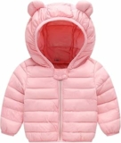 JiAmy Bambino Inverno Giacche Cappotto con Cappuccio Ragazzi Ragazze Leggero Giubbotti 6 Mesi – 4 Anni – B07GDJM2DK