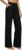 duaicnvow Pantaloni Donna Estivi in Cotone e Lino Eleganti Elastico Vita Alta Pantaloni Donna Larghi Curvy Leggeri e Comodi a Gamba Larga Casual Yoga Pantalone Gamba Dritta con Tasche per Business Ufficio – B0GQ4F2SJC