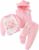 Completo in Pile 3Pcs Bambino Bimba Set Felpa Gilet con Cappuccio Pantaloni – B0H6J8L5LT