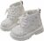 OrJana Stivaletti per Bambina con Stelline Glitter, Suola Antiscivolo, Lacci e Cerniera, Design Casual, Stile Combat – B0FRZ6BDC4