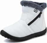 LAZAZAFI Stivali Ragazze Ragazzi Invernali Stivali da Neve Impermeabili Caldo Peluche Bambini Stivaletti All’aperto Antiscivolo Scarpe Trekking – B0DF2RNGC6