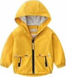 Volunboy Bambini Cappotto Giacca a Vento Con Cappuccio, Unisex Autunno Antivento Stampa Giacche – B0BTP7JW9W