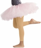 LEGGINGS BALLET BAMBINA | COLLANT SENZA PIEDI BAMBINI | 60 DEN | NERO, ROSA | CALZE ITALIANE | – B0DLX1LTBP