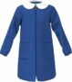 Siggi Group Grembiule Scuola Bambina Premium, Zip o Bottoni, Colletto Staccabile | Divisa scolastica Asilo Elementare | Bianco, Bluette (4016), Quadretti rosa – B0B1QH59Y9
