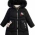 SOLOCOTE Cappotti invernali per ragazze con cappuccio Sherpa foderato giacca leggera spessa calda gonfia impermeabile antivento in cotone lucido giacche – B07G53C8NM