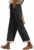 PASUDA Pantaloni Donna Estivi Casual Cotone Pantalone Leggeri Larghi con Coulisse Elastico Pantaloni Vita Alta Gamba Dritta Pantaloni con Tasche – B0DS2GX7KT